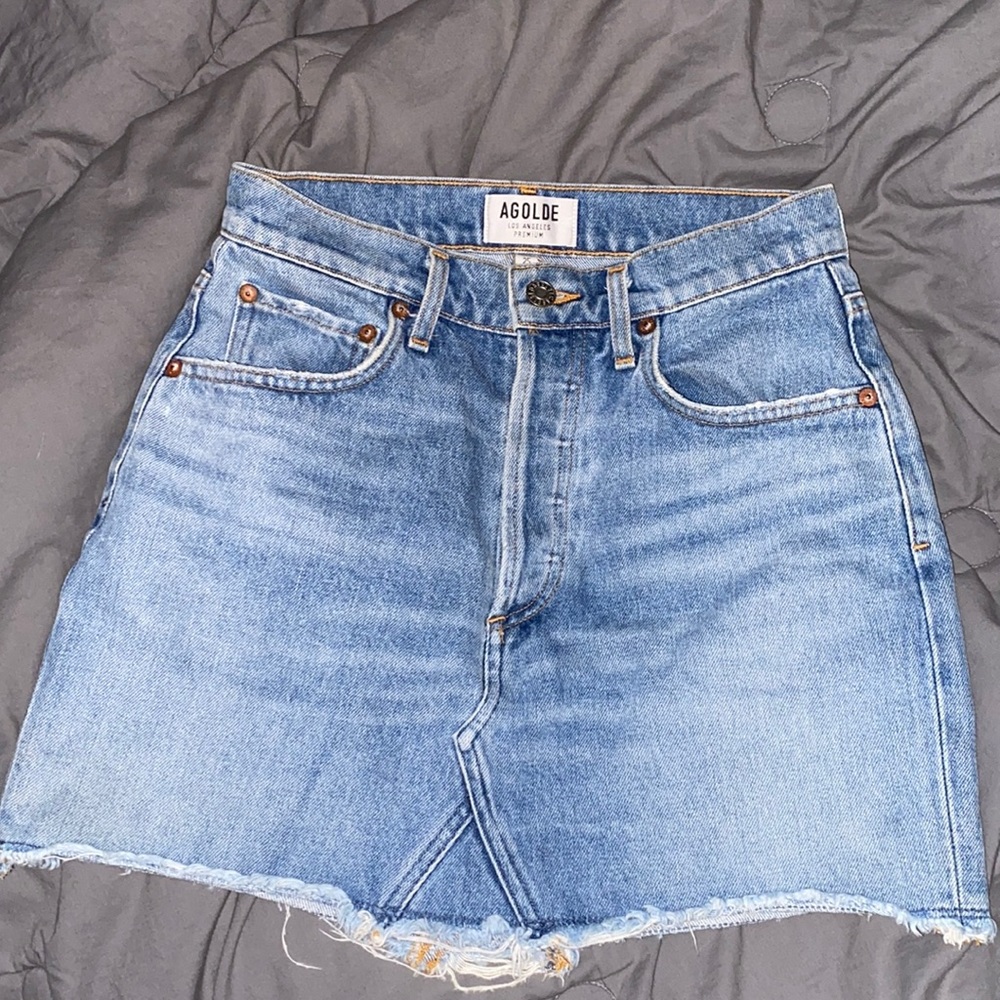 AGOLDE denim skirt
